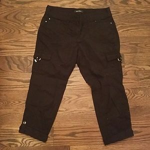 WHBM black capris